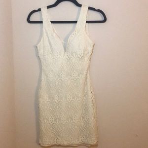 Off white lace dress